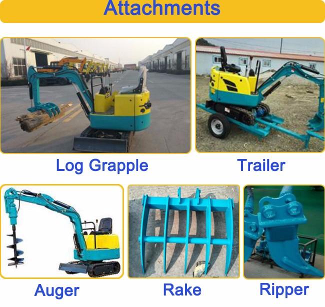Harga Rendah Cina Produsen 800kg Mini Excavator Untuk Pertanian