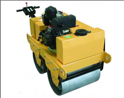 Hydraulic Double Drum Compactor Road Roller Cast Iron / Bahan Baja 600kg