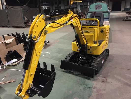 SJ10 Mini Excavator Mesin Ganda Drum Mini Crawler Excavator Untuk Area Kerja Kecil 950kgs
