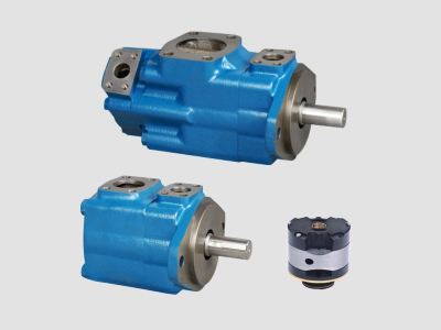 1200 Rpm Vickers Tunggal Pompa Vane Hidrolik dengan Emulsi Air-dalam-minyak