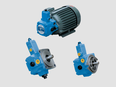 1800 Rpm Pompa Vane Hidrolik Vicker dengan Anti-wear Oil, Phosphate Ester Fluid